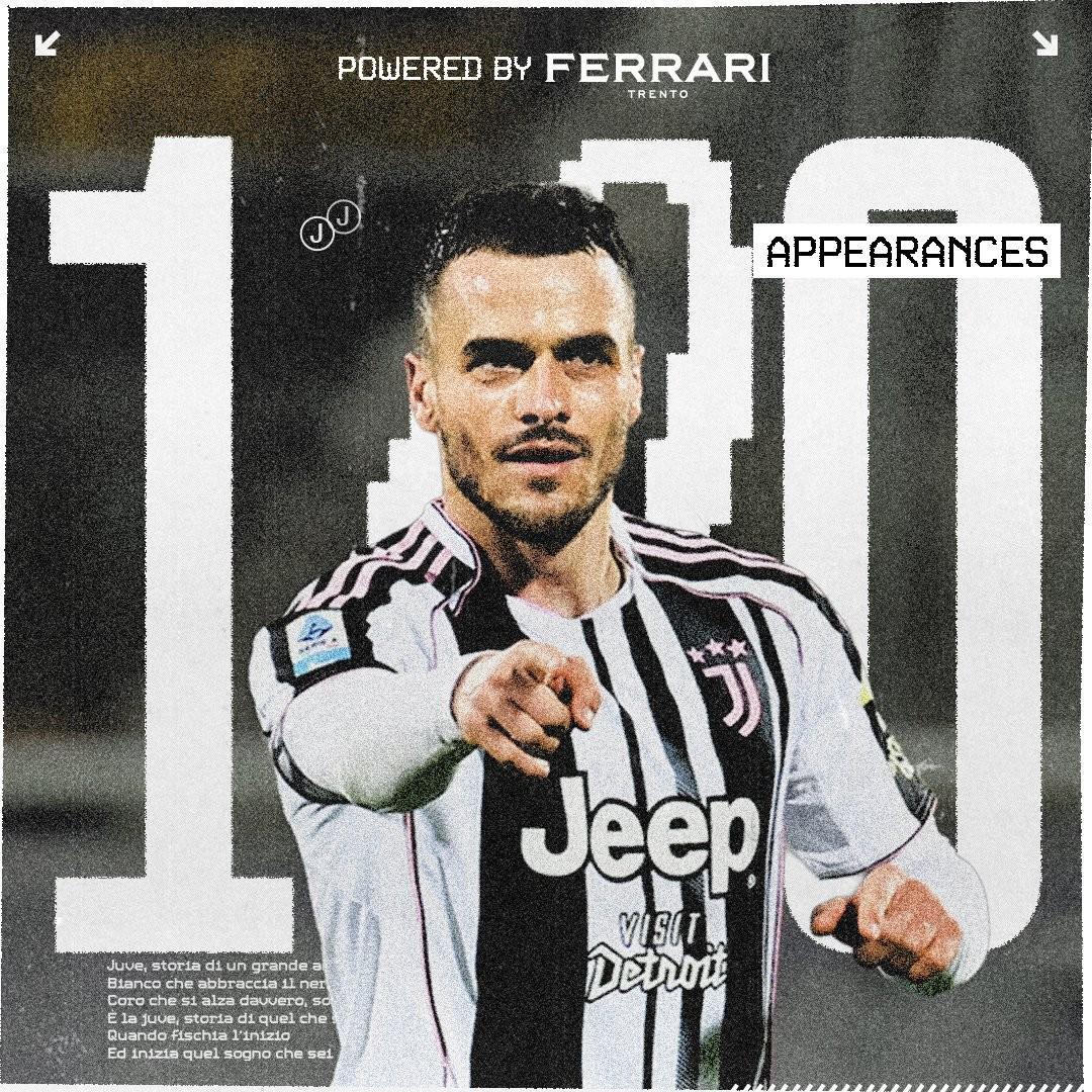 客战那不勒斯替补登场，科斯蒂奇达成尤文生涯100场里程碑