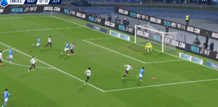 那不勒斯2-1尤文暂升榜首 霍伊伦双响伊尔迪兹破门