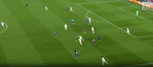 第21分钟,反客为主,克瑙夫破门,法兰克福1-0巴萨