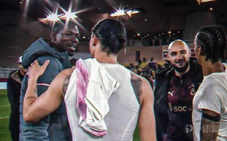 老朋友了!博格巴与萨内欧冠相遇赛后寒暄