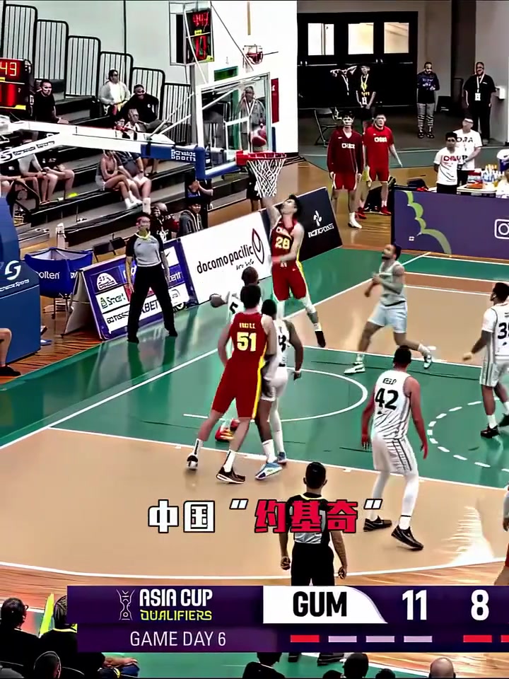 赏心悦目杨瀚森在国青国家队中展现的优秀视野和策应能力