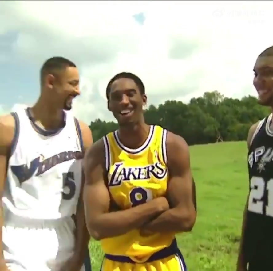 28年前广告霍二叔说不好台词 科比已有大将风范 邓肯还菜鸟