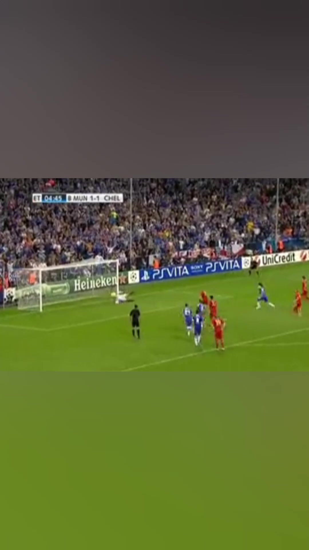 2012年欧冠决赛切赫封神一扑带领切尔西赢取欧冠冠军