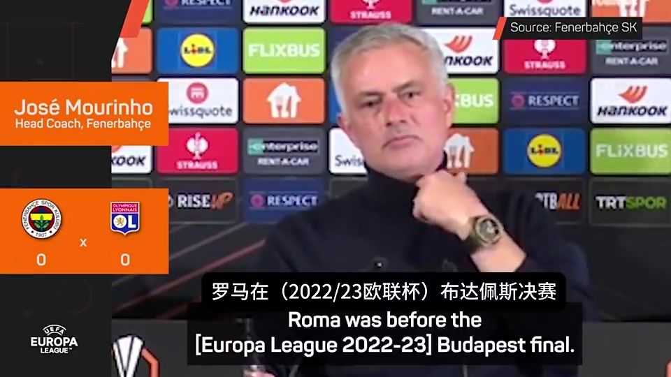 穆里尼奥自从欧联杯夺冠之后我一直是裁判针对的目标