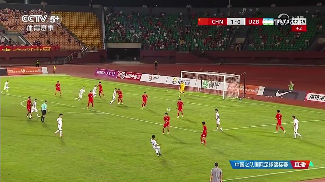 拉夫尚别科夫头球破门国少队1-1乌兹别克斯坦