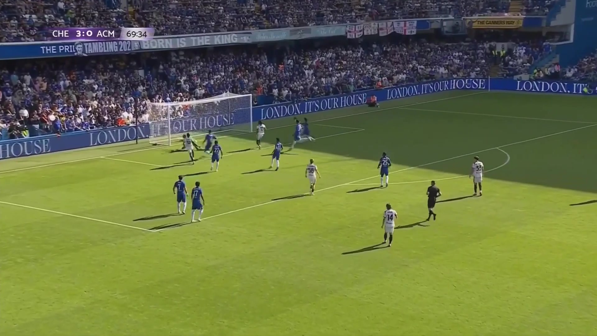 扳回一球萨56边路突破巧妙直塞福法纳低射近角破门